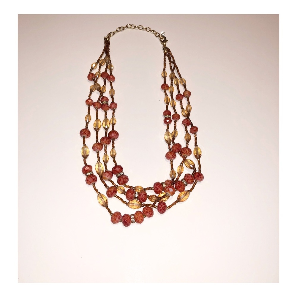Pink & Gold Necklace